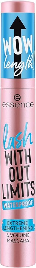 Essence Lash Without Limits Waterproof Extreme Lengthening & Volume Mascara – 03 Black Waterproof, 13ml