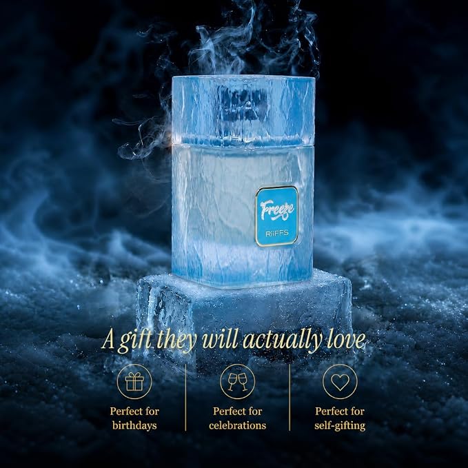 Freeze by Riiffs Perfumes for Unisex - Extrait de Parfum - 100ml
