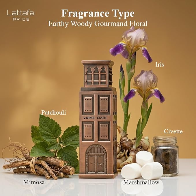 Niche Emarati Vintage Castle by Lattafa for Unisex - Eau de Parfum - 100ml