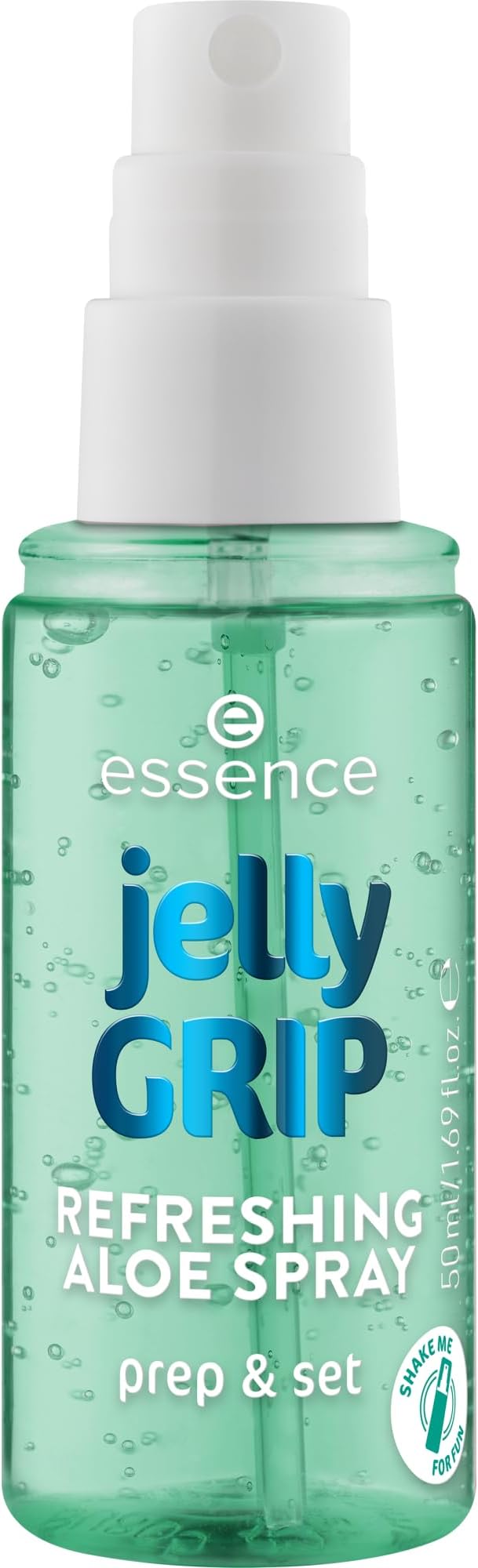 Essence Jelly Grip Refreshing Aloe Face Spray – 3-in-1 Hydrating Mist & Makeup Fixer for Women, 50ml