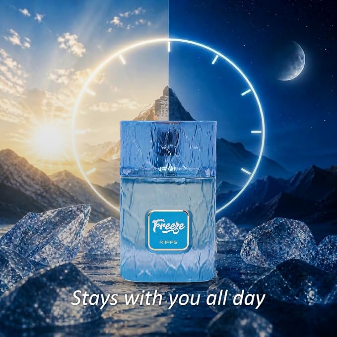 Freeze by Riiffs Perfumes for Unisex - Extrait de Parfum - 100ml
