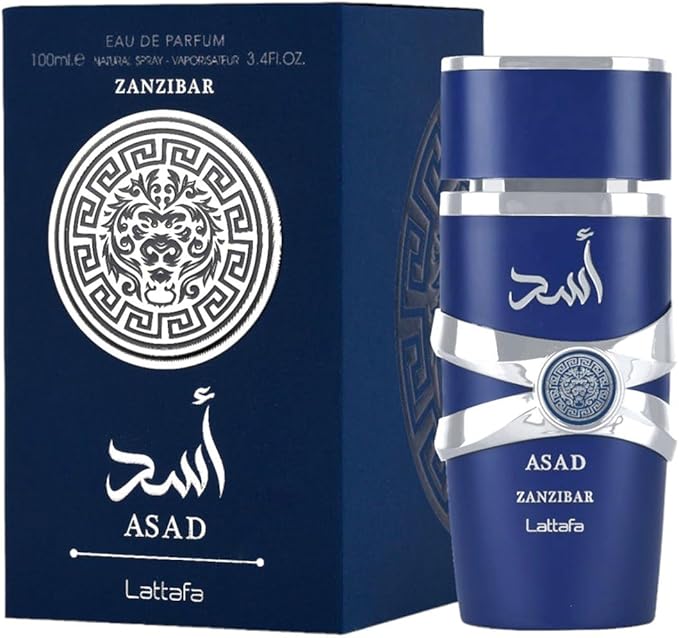Asad Zanzibar by Lattafa for Men - Eau de Parfum - 100ml