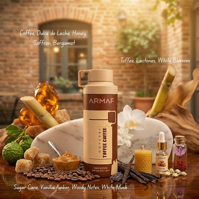 Odyssey Toffee Coffee by Armaf for Unisex Deodorant Perfume Body Spray - 200ml