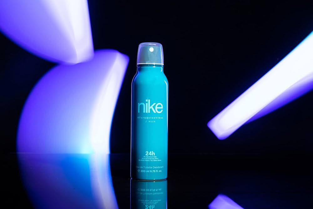 Nike Turquoise Vibes Man Deodorant Spray 24H, Eau De Toilette , 200ML
