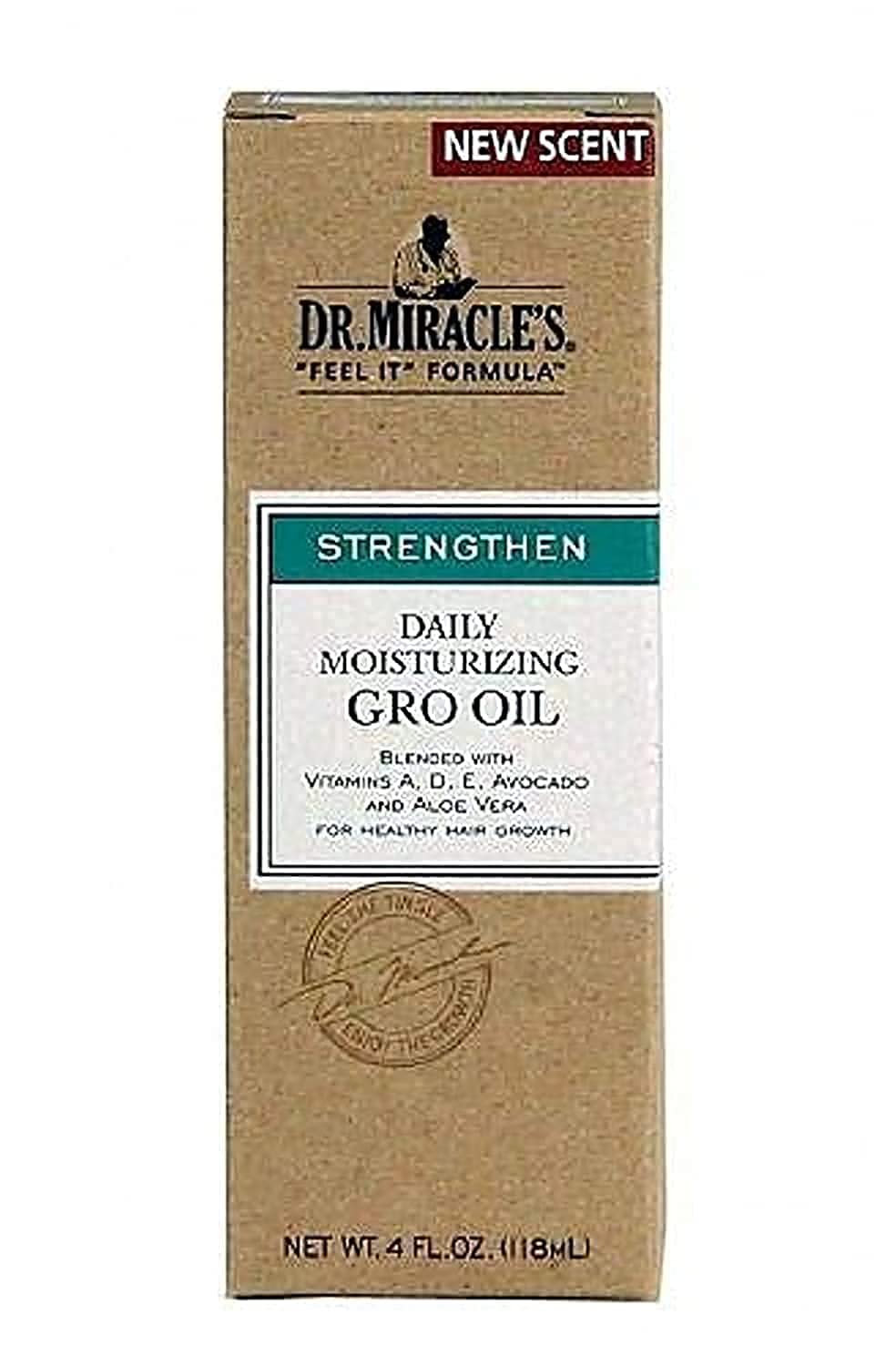 Dr. Miracle's Daily Moisturizing Gro Oil, 118ml