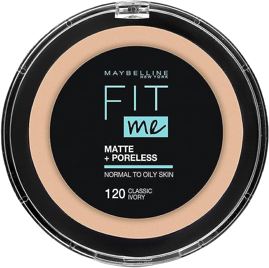 Maybelline Fit Me Matte and Poreless Compact Face Powder - 120, Classic Ivory