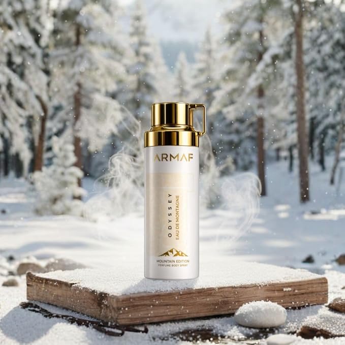 Odyssey Eau De Montagne Mountain Edition by Armaf for Men Deodorant Perfume Body Spray - 200ml