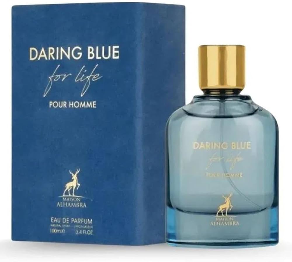 Daring Blue by Maison Alhambra for Men - Eau de Parfum - 100ml