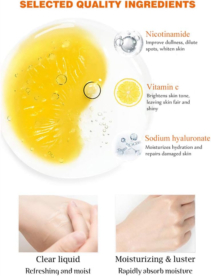 Disaar Beauty Hyaluronic Acid & Vitamin C Whitening Face Serum - 30ml