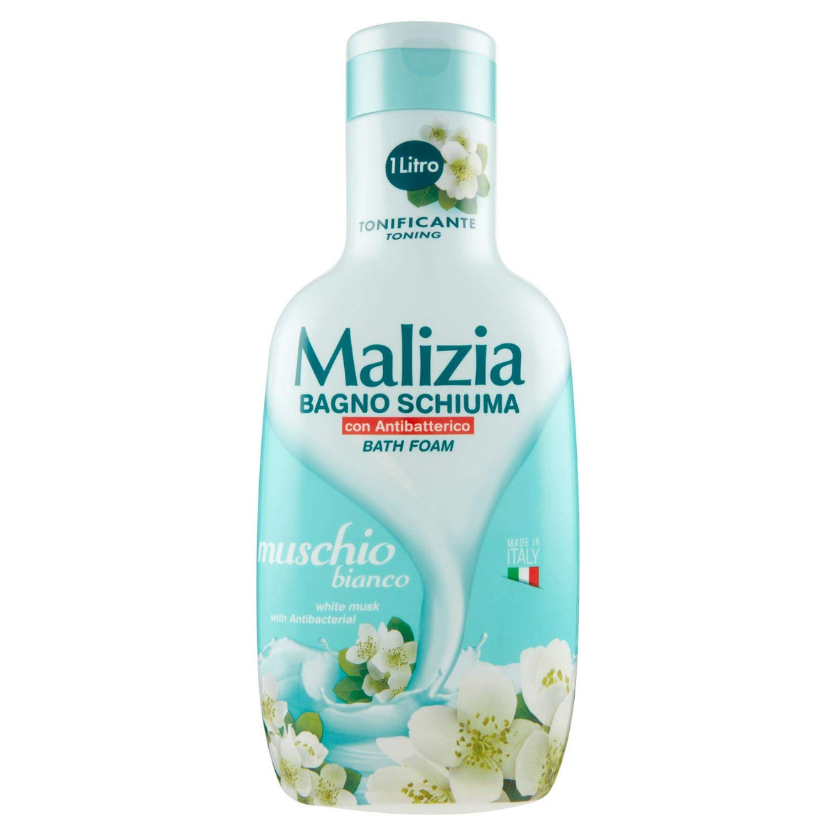 Malizia Bath-Foam - White musk with Anti bacterial - 1000ml