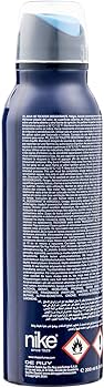 Nike Blue Bamboo Man Deodorant Spray 24H, Eau De Toilette , 200ML