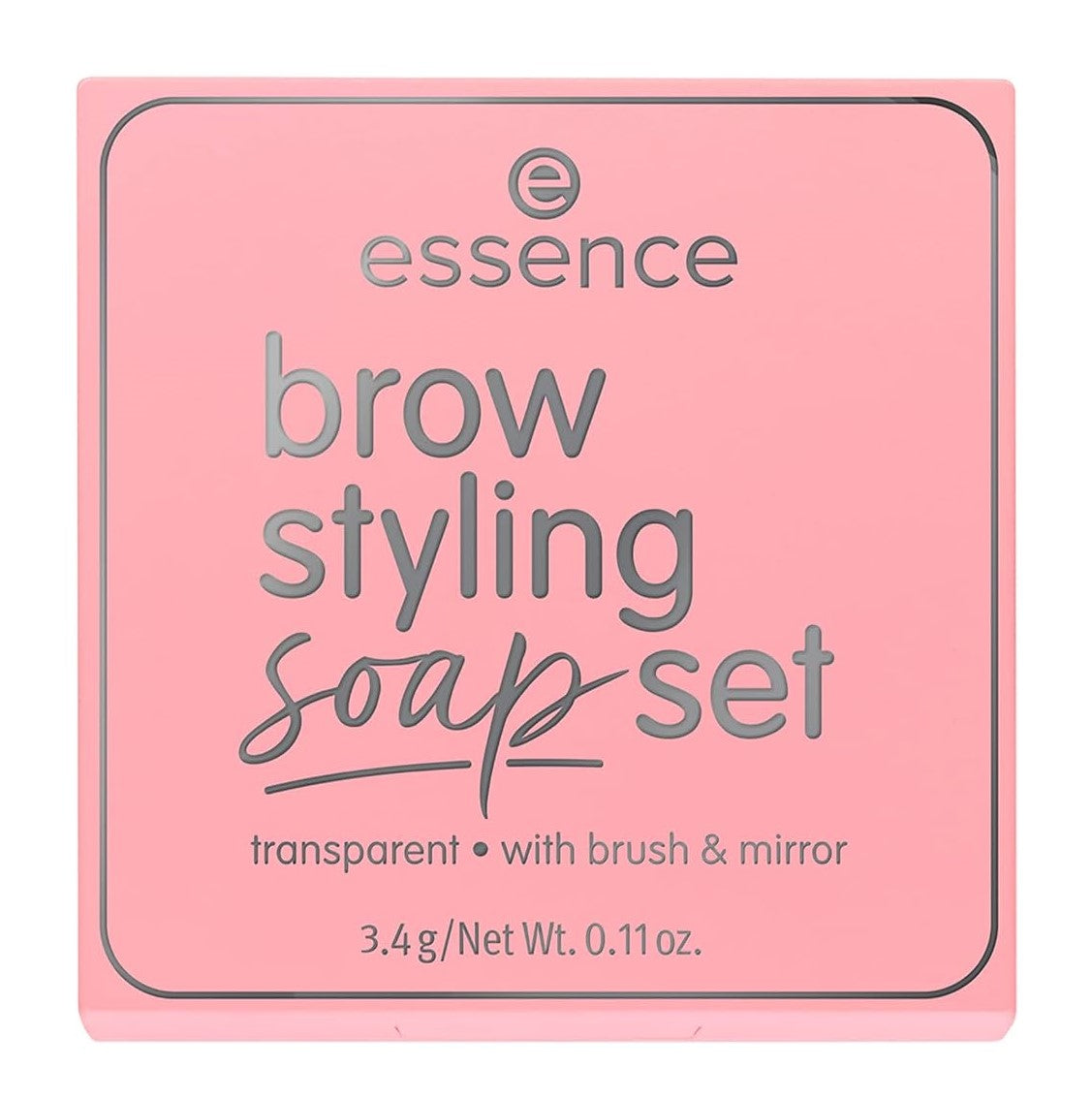 Essence Brow Styling Soap , Transparent , With Brush & Mirror