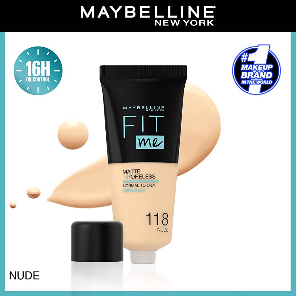 Maybelline Fit Me Matte Foundation - No : 118