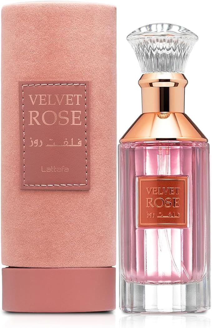 Velvet Rose by Lattafa for Unisex - Eau de Parfum - 100ml