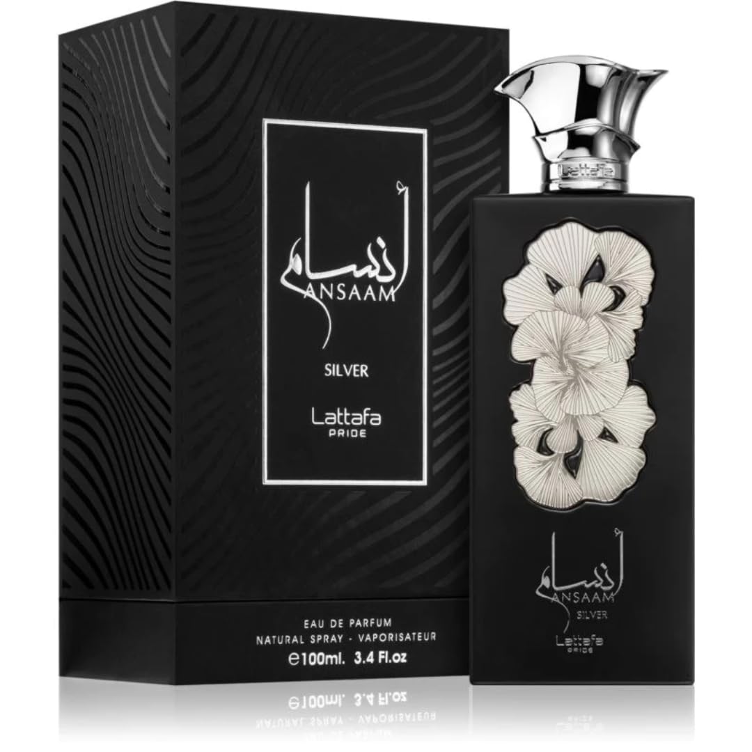 Ansaam Silver by Lattafa "pride" for Men - Eau de Parfum - 100ml