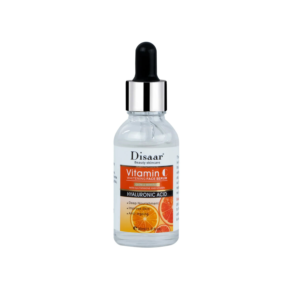 Disaar Beauty Hyaluronic Acid & Vitamin C Whitening Face Serum - 30ml