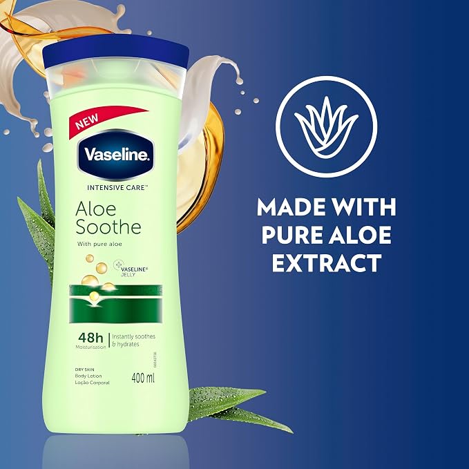 Vaseline Intensive Care Aloe Soothe 48H Moisture Body Lotion – 400ml