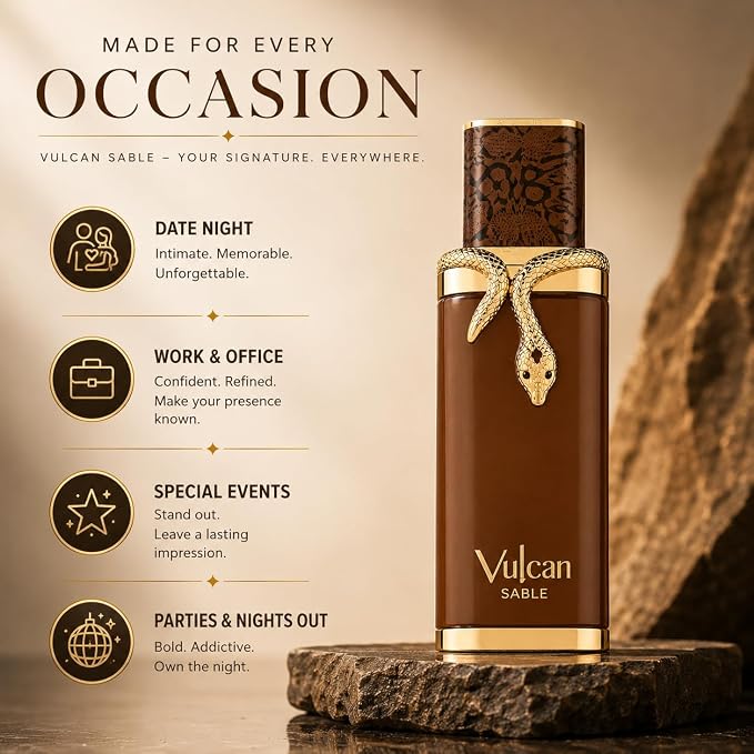 Vulcan Sable by French Avenue for Unisex - Eau de Parfum - 100ml