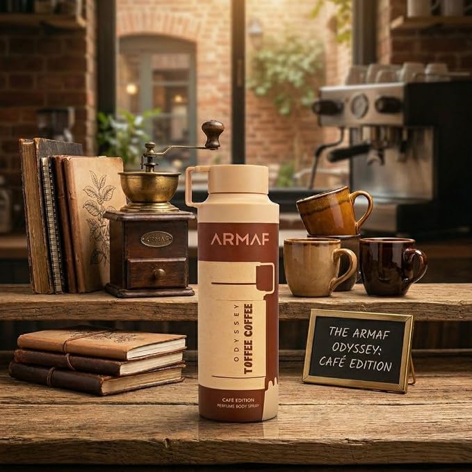 Odyssey Toffee Coffee by Armaf for Unisex Deodorant Perfume Body Spray - 200ml