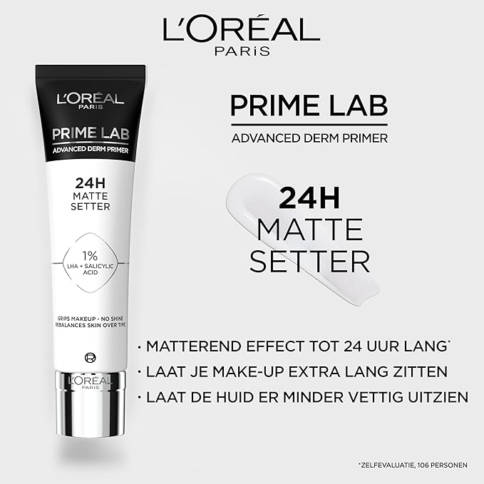 L'Oréal Paris Prime Lab 24H Matte Setter Primer - 30ml