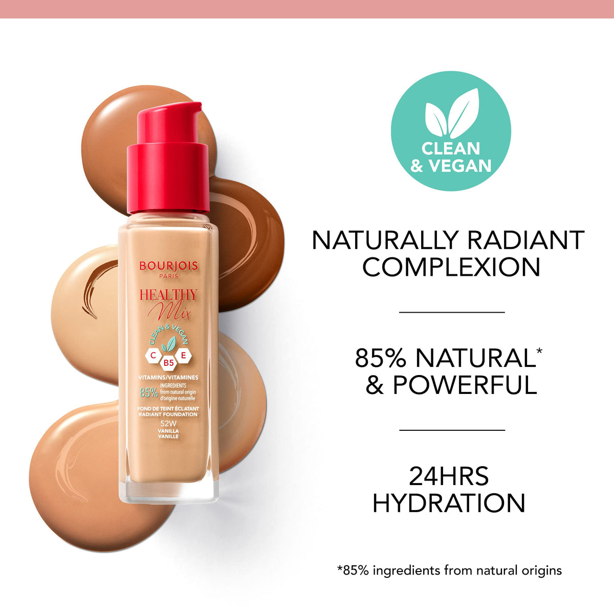 Bourjois Healthy Mix Foundation - 54 N Beige - 30ml