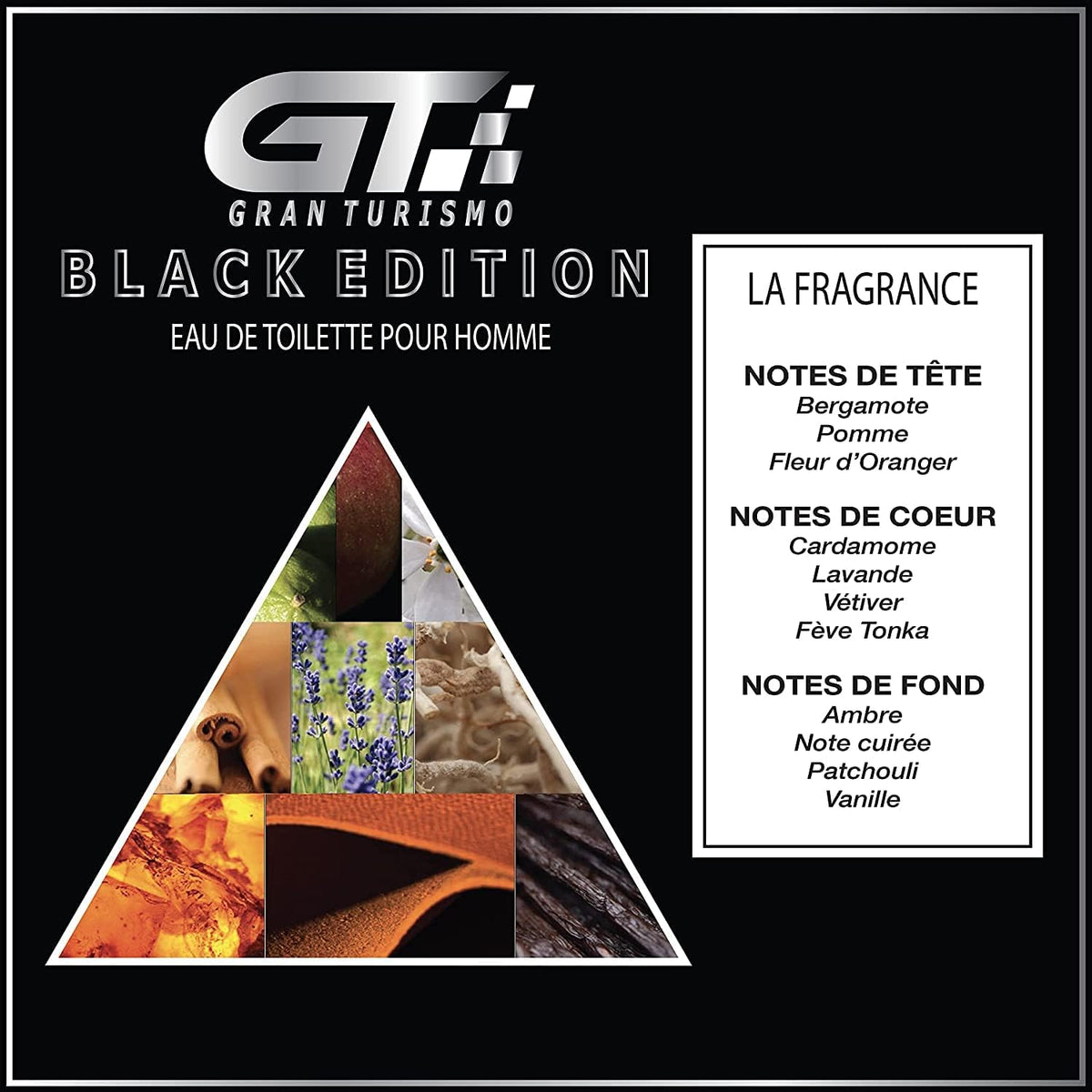 Gran Turismo Black Edition for Men - Eau De Toilette - 100ml