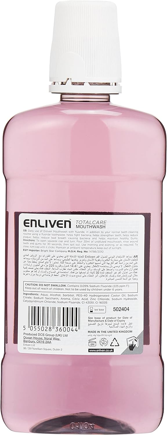 Enliven Total Care Mouthwash - 500ml