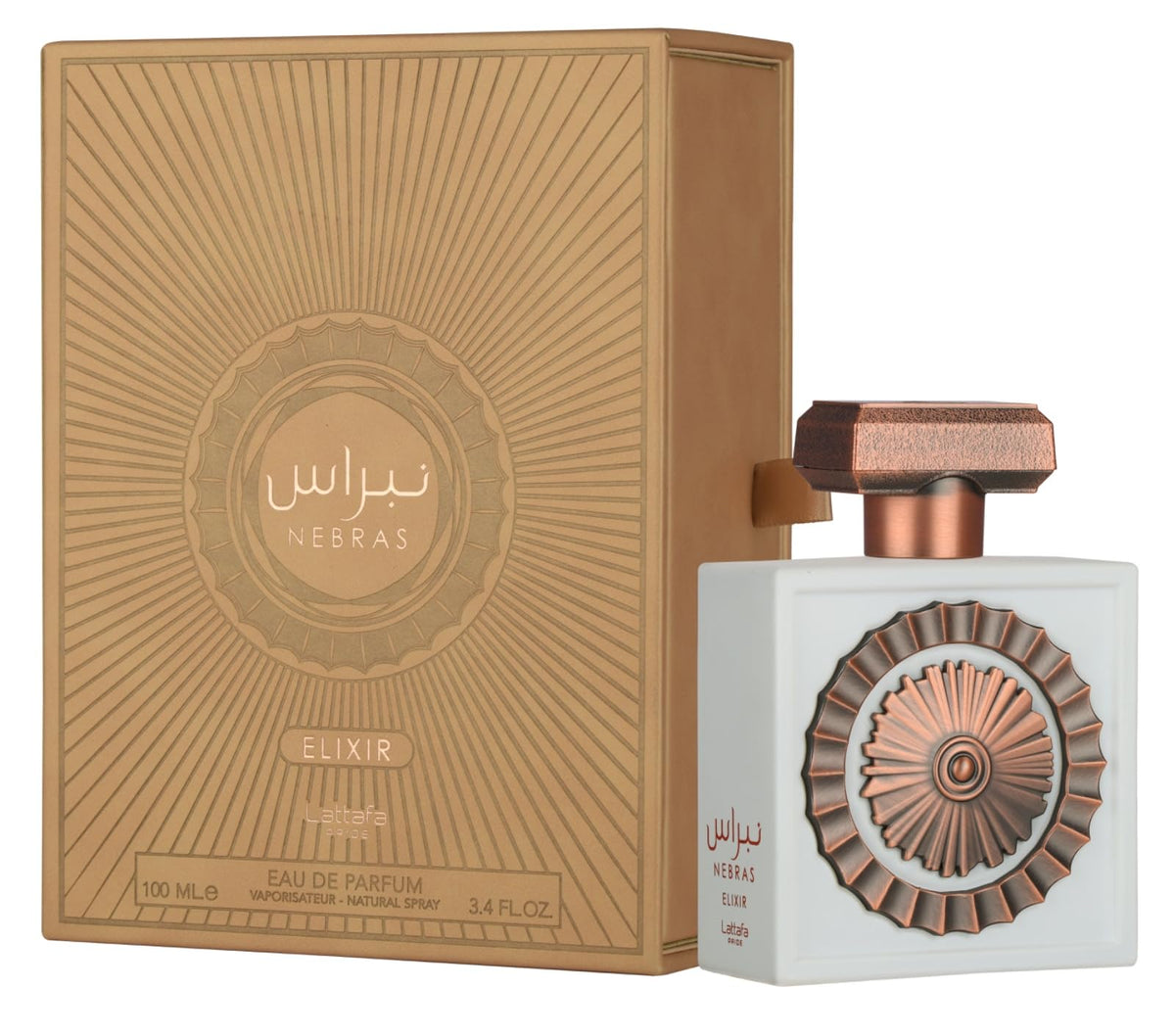 Nebras Elixir for Unisex by Lattafa Pride – Eau de Parfum - 100ml