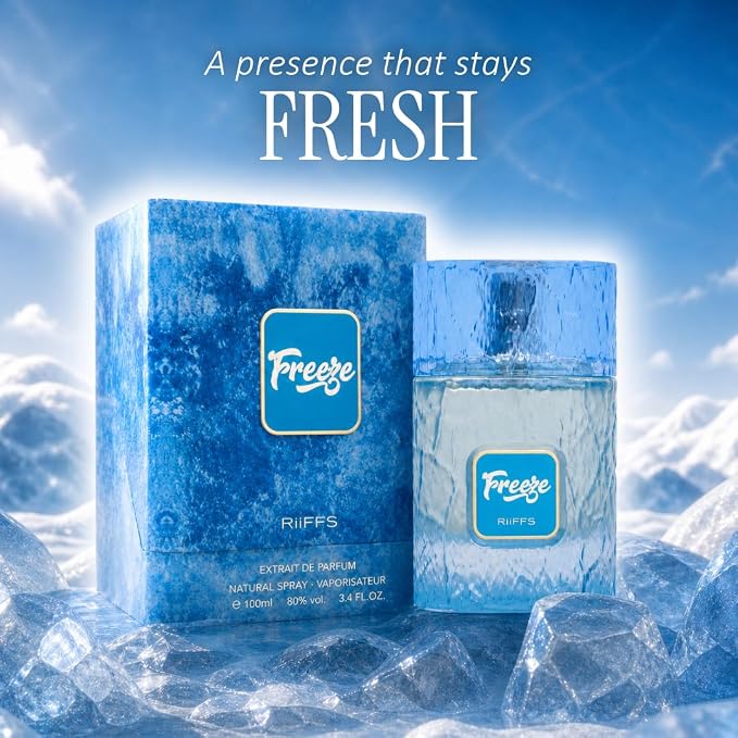 Freeze by Riiffs Perfumes for Unisex - Extrait de Parfum - 100ml
