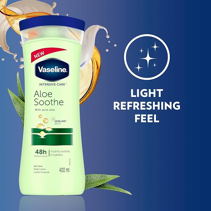 Vaseline Intensive Care Aloe Soothe 48H Moisture Body Lotion – 400ml