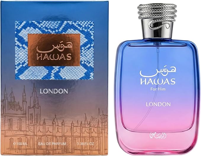 Hawas London by Rasasi for Unisex - Eau de Parfum - 100ml