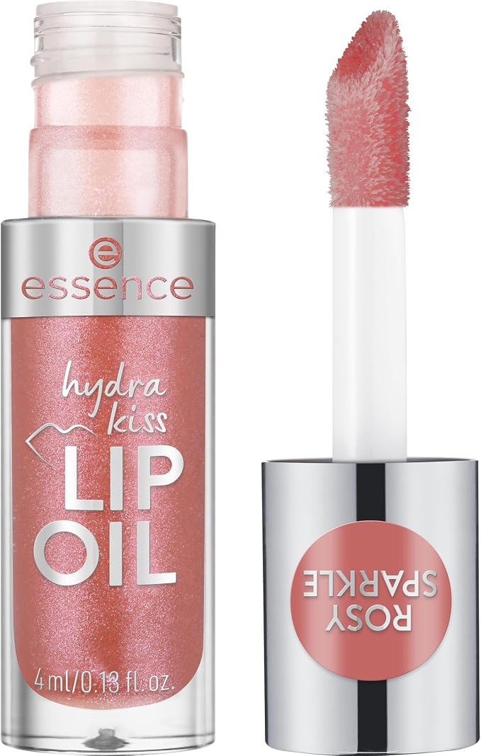 Essence Hydra Kiss Tinted Lip Oil – 11 Rosy Sparkle - 4ml