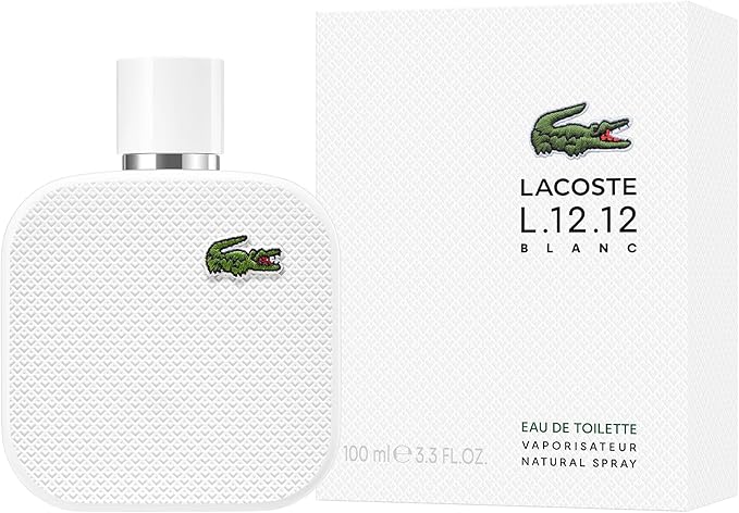 L.12.12 Blanc by Lacoste for Men - Eau de Toilette - 100ml