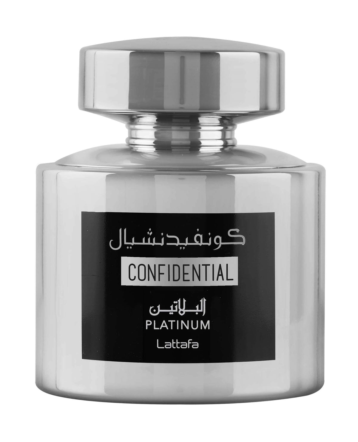 Confidential Platinum by Lattafa for Men - Eau de Parfum - 100ml