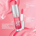 Essence Hydra Kiss Tinted Lip Oil – 11 Rosy Sparkle - 4ml