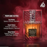 Khamrah Dukhan by Lattafa for Men - Eau de Parfum - 100ml