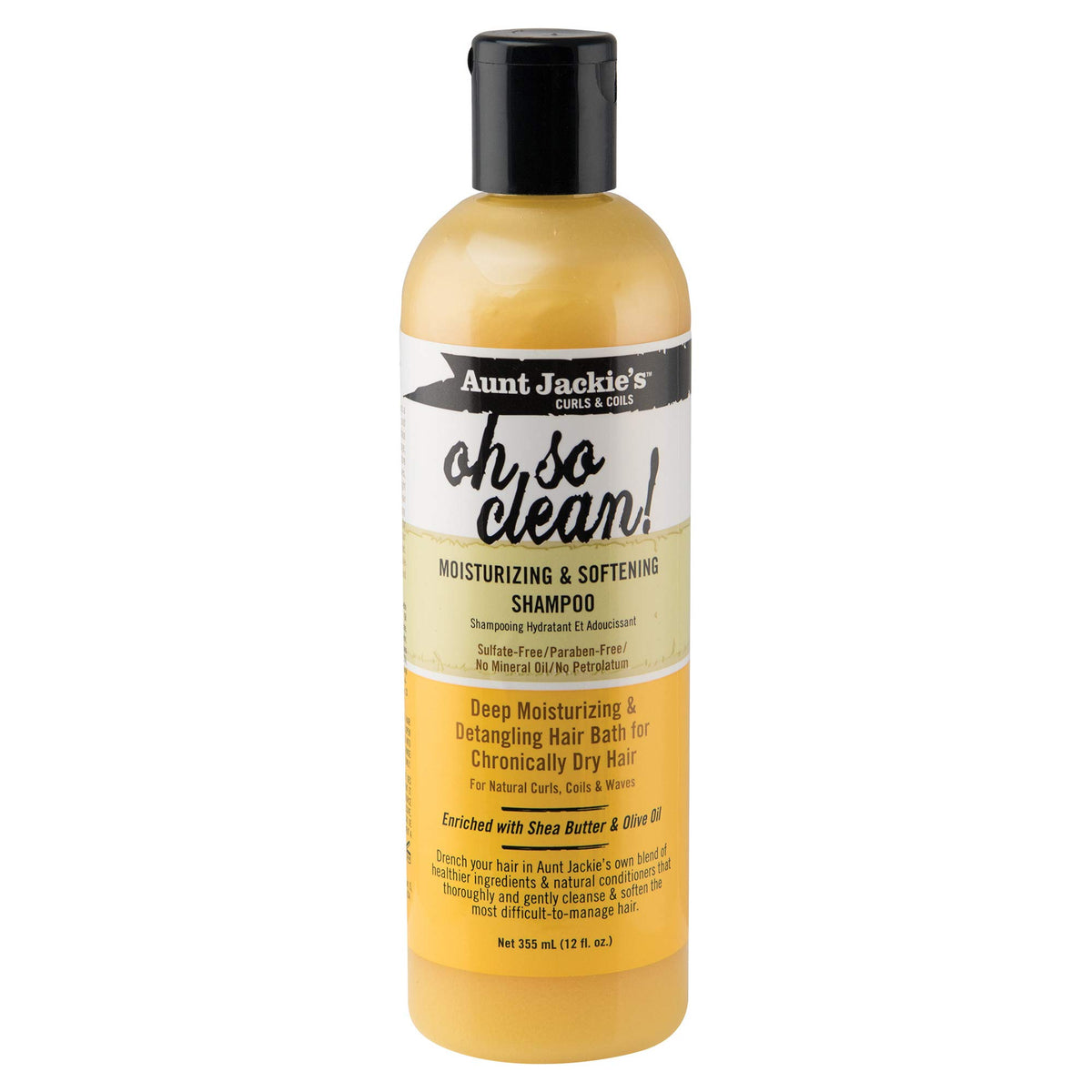Aunt Jackie'S Oh So Clean! Moisturizing & Softening Shampoo - 355ml