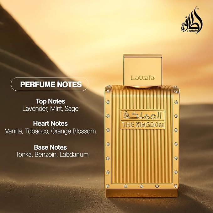 The Kingdom by Lattafa for Men - Eau de Parfum - 100ml