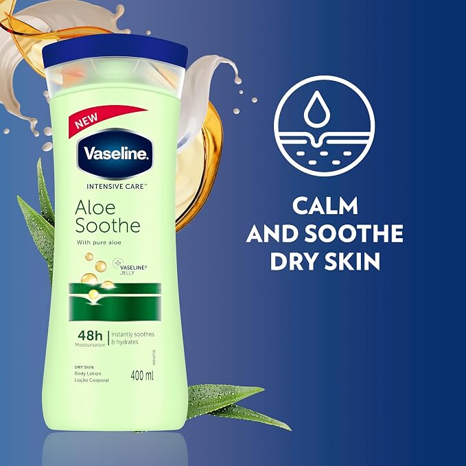 Vaseline Intensive Care Aloe Soothe 48H Moisture Body Lotion – 400ml