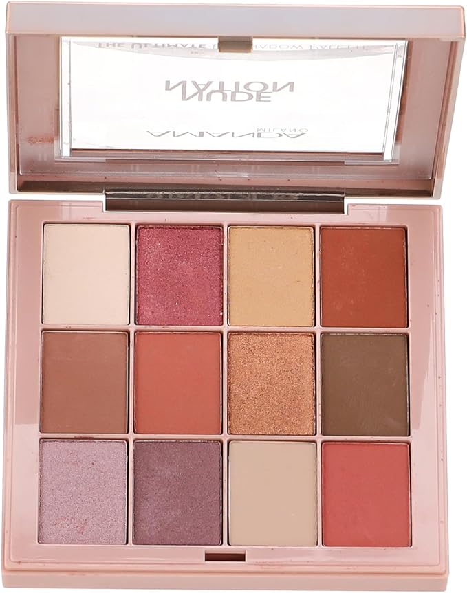 Amanda Nude Nation The Ultimate Eyeshadow Palette - 12 Shades