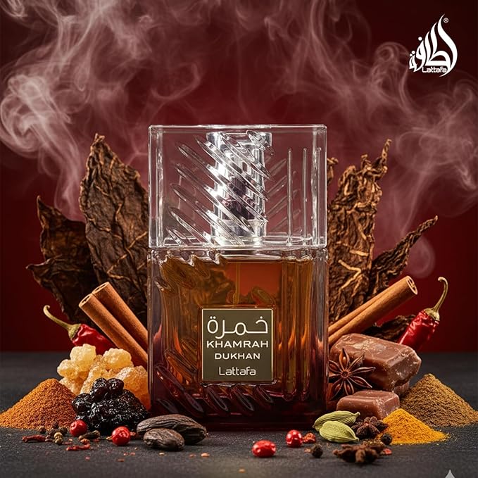 Khamrah Dukhan by Lattafa for Men - Eau de Parfum - 100ml