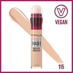 Maybelline Instant Age Rewind Eraser Dark Circles Treatment Multi-Use Concealer – 115 Warm Light (Packaging May Vary)