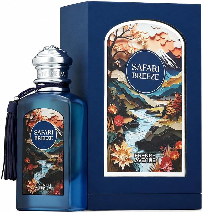 Safari Breeze by French Avenue for Unisex - Extrait de Parfum - 100ml