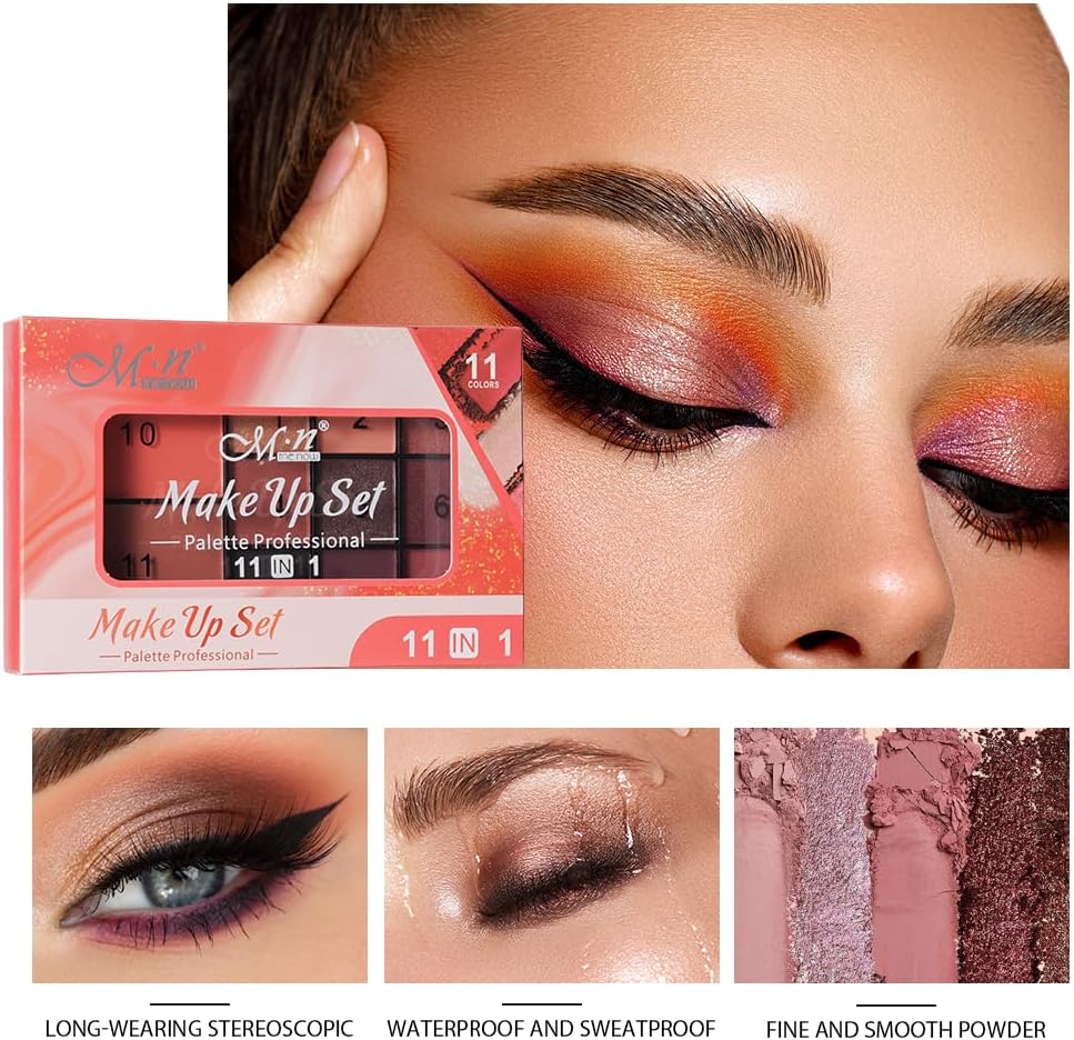 Me Now New Makeup Set Palette Eyeshadow & Blusher - 11 Colors