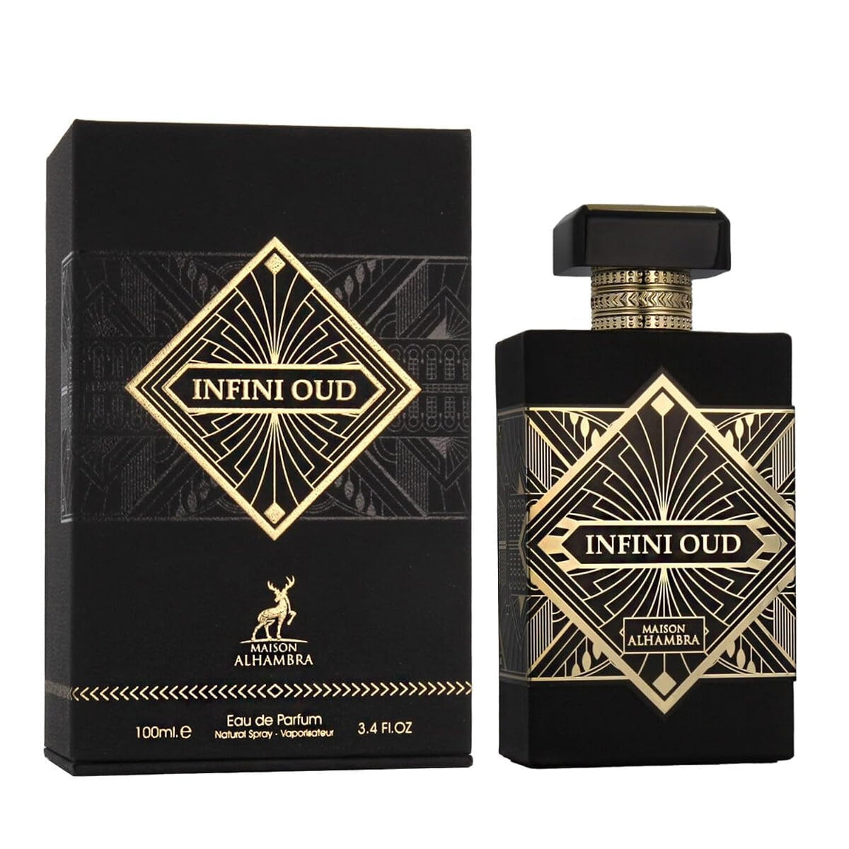 Maison Alhambra Infini Oud for Unisex - Eau De Parfum -100ml
