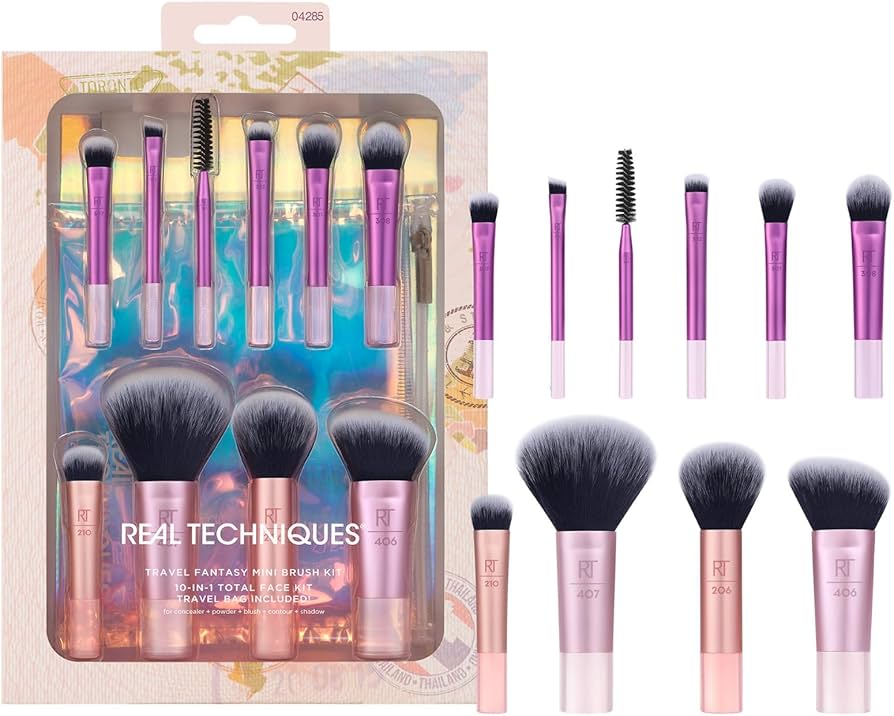 Real Techniques - Mini Brush Set Travel Fantasy