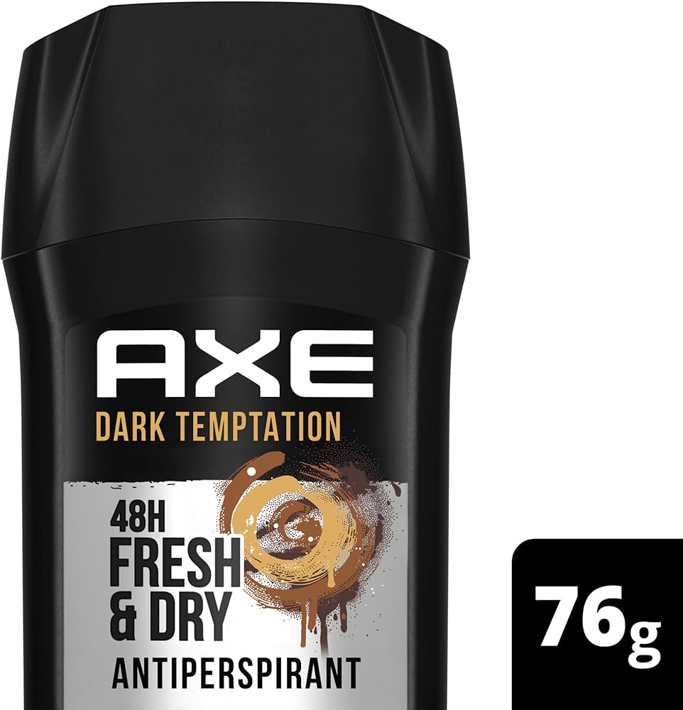 AXE Dark Temptation Fresh & Dry Antiperspirant Deodorant Stick For Men - 76gm
