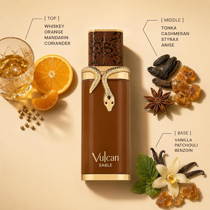 Vulcan Sable by French Avenue for Unisex - Eau de Parfum - 100ml