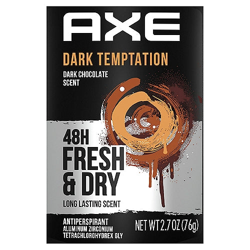 AXE Dark Temptation Fresh & Dry Antiperspirant Deodorant Stick For Men - 76gm