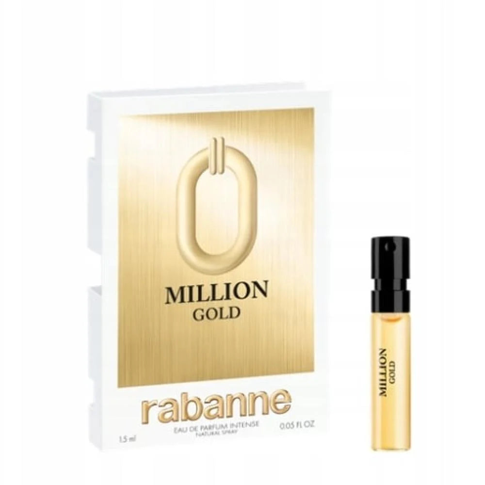 Million Gold by Paco Rabanne for Men - Eau De Parfum Intense - 1.5ml (Sample) (1 Pc)